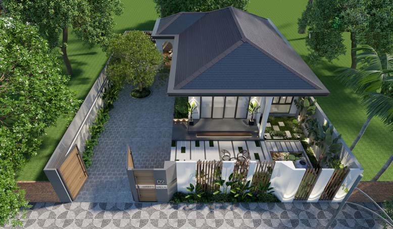 Nhà vườn 1 tầng là mẫu nhà mà nhiều gia chủ muốn có