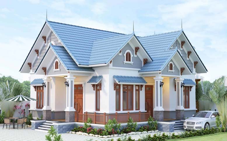 Thiết kế mái thái hiện đại, sang trọng
