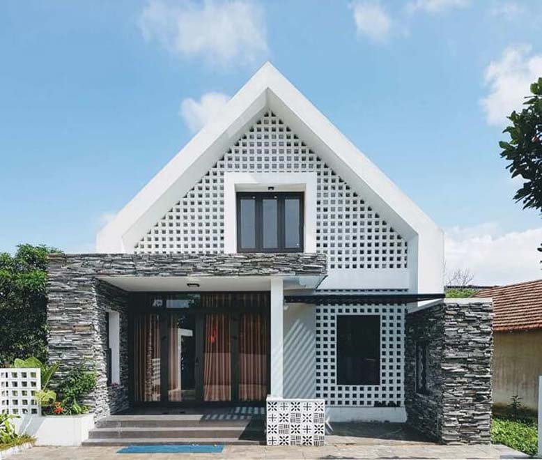 Nhà 1 tầng mái chữ A