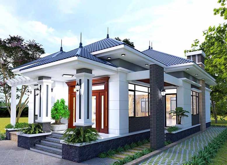 Màu sắc chủ đạo thường là màu trắng