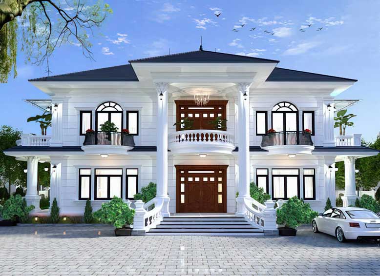 Mẫu nhà 2 tầng kiểu Nhật
