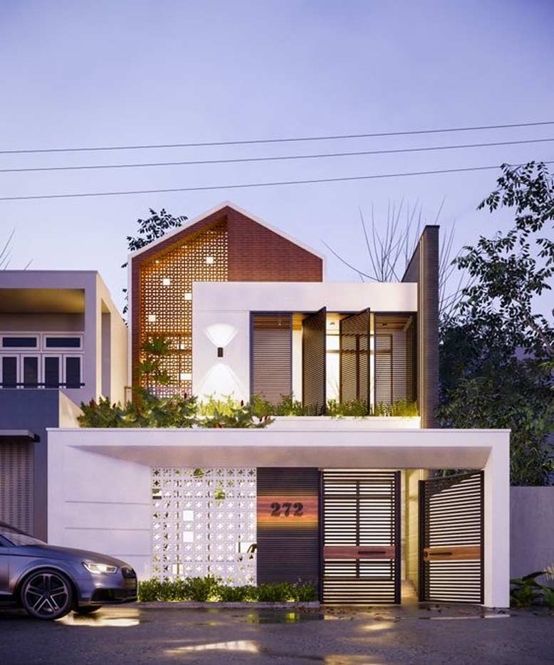 Đơn vị thiết kế nhà phố 2 tầng
