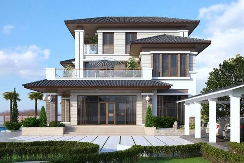 Thiết kế mái nhật tinh tế, đẹp mắt