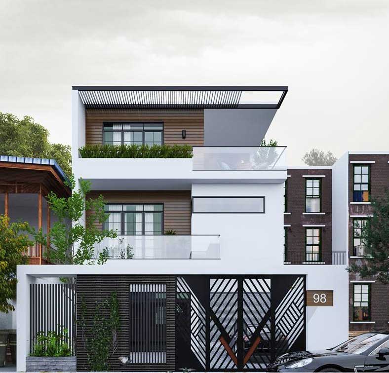 Kiến trúc kiên cố, vững chắc mang lại cảm giác an toàn