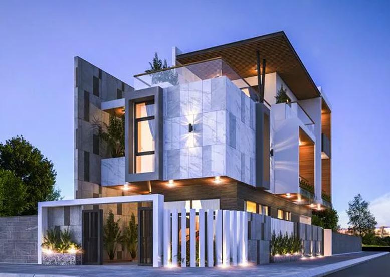 Thiết kế nhà 3 tầng hiện đại, sang trọng