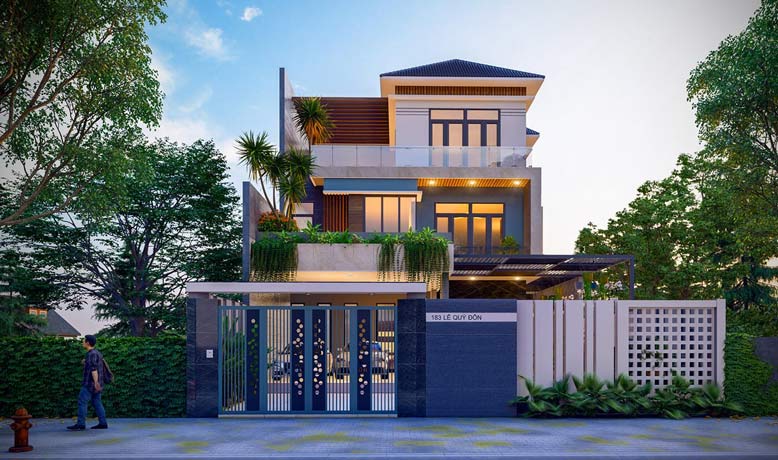 Đơn vị thiết kế nhà 3 tầng gia bảo group