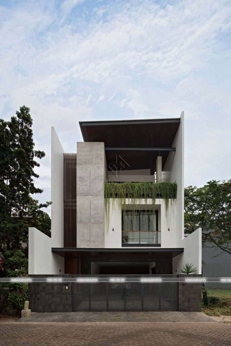 Mẫu thiết kế nhà 2 tầng đẹp hiện đại