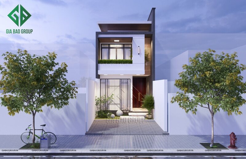 Dự án nhà phố 2 tầng thực tế do Gia Bảo Group thực hiện