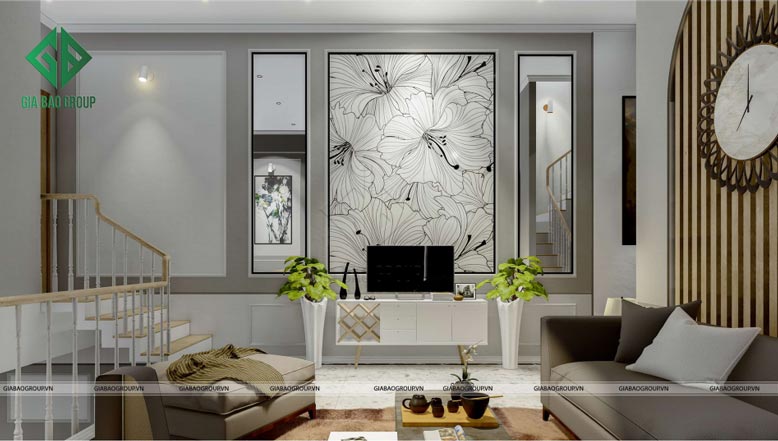 Thiết kế tương tự như không gian phòng khách