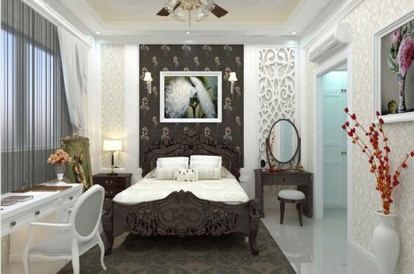 Thiết kế phòng ngủ sang trọng