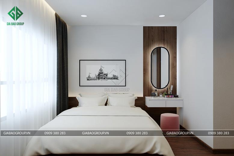 Thiết kế theo phong cách hiện đại, đơn giản