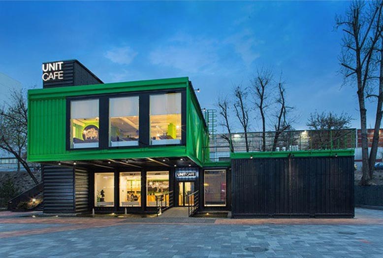 Mẫu quán cafe container độc và lạ
