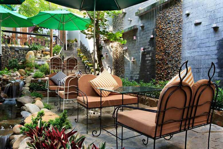 Thiết kế quán cafe ngoài trời