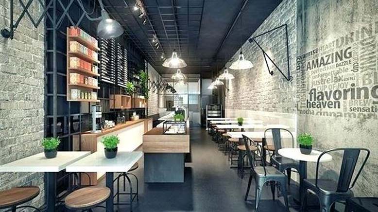 Thiết kế quán cafe nhà ống