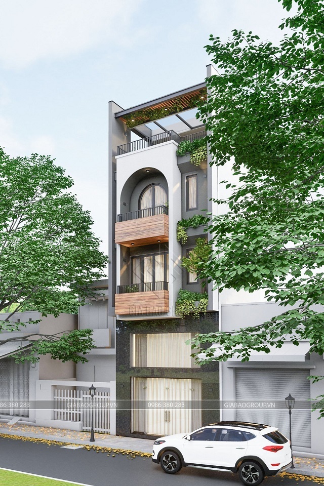 Ý tưởng về mẫu nhà phố 4 tầng đẹp theo lối thiết kế hiện đại