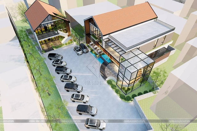 Ngoại cảnh thực tế của nhà hàng