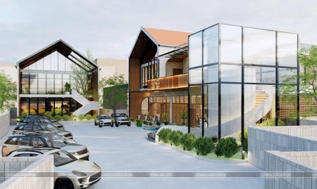 Thiết kế dự án nhà hàng Món Ăn Ngon kết hợp hệ sinh thái Golf Thủ Đức