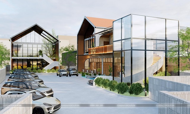 Ngoại thất của dự án nhà hàng Món Ăn Ngon