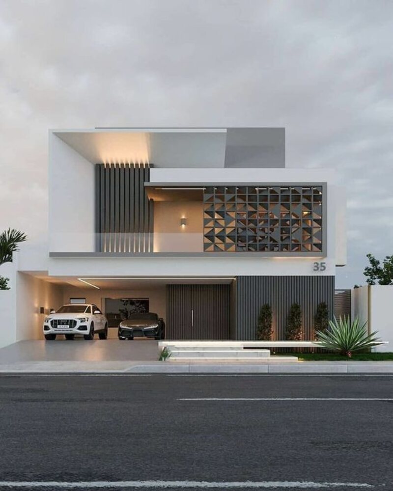 Biệt thự 1 trệt 1 lầu có garage để xe