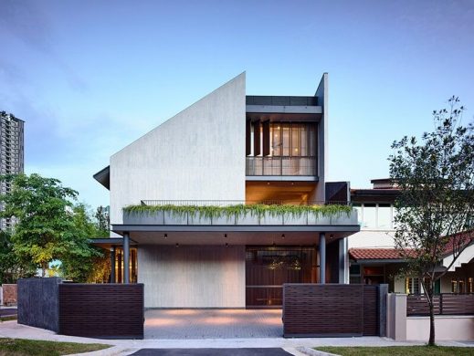 Mẫu biệt thự đẹp 1 trệt 1 lầu có tích hợp garage