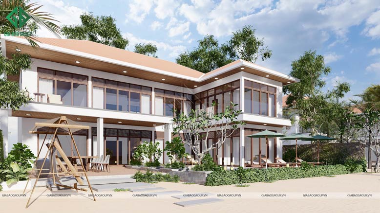 Gia Bao Group thiết kế, thi công biệt thự hiện đại đẹp