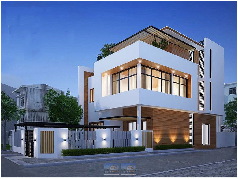 Nhà ống 2 tầng 2 mặt tiền