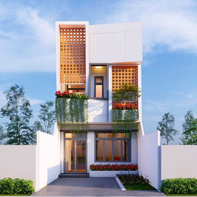 Thiết kế mẫu nhà 5x18m 2 tầng và 1 tum đang phổ biến trong giới trẻ hiện nay