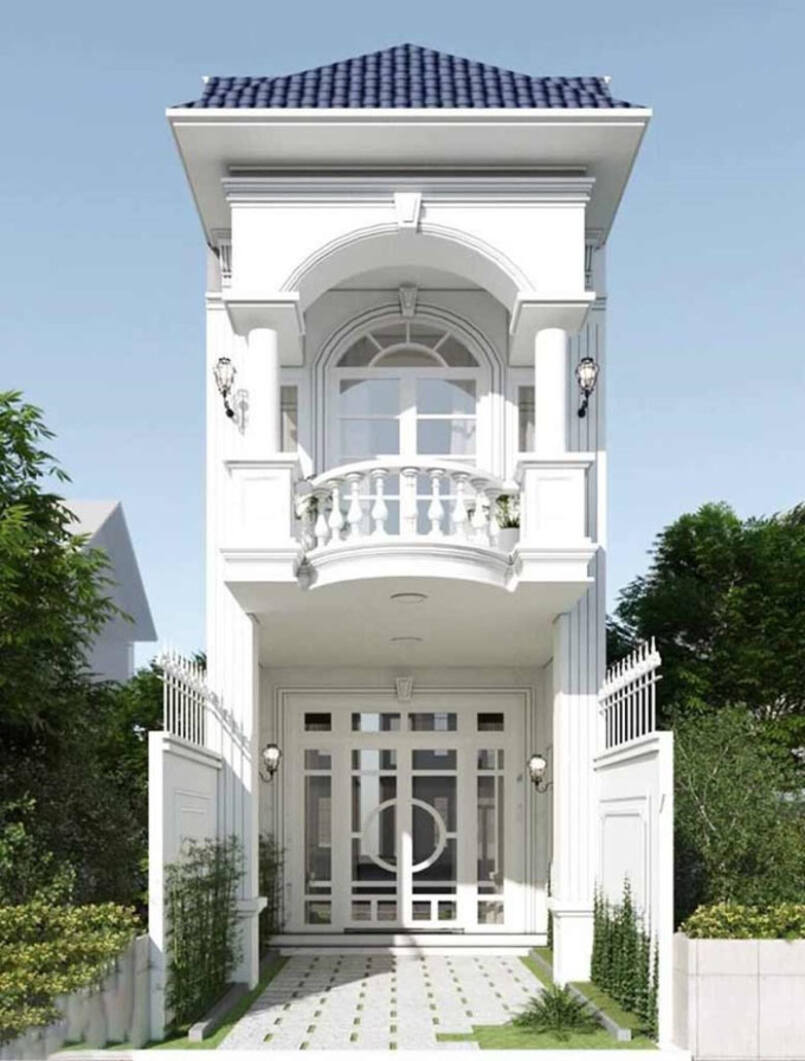 Nhà phố 5x18m đẹp 2 tầng phong cách tân cổ điển
