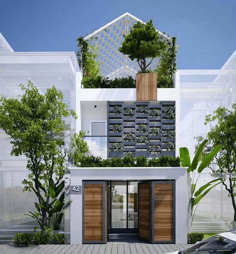 Nhà phố 2 tầng 5x18m dành cho diện tích mặt tiền 5m