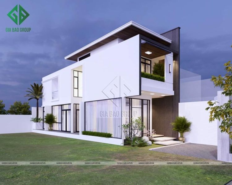 Kiến Trúc Nhà Phố 2 Tầng 5x18m