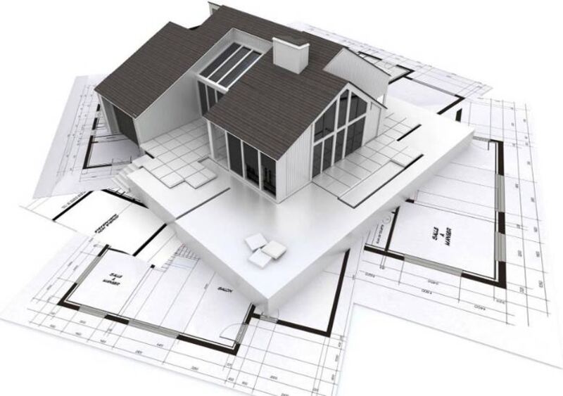 Tính diện tích nhà ống phần mái