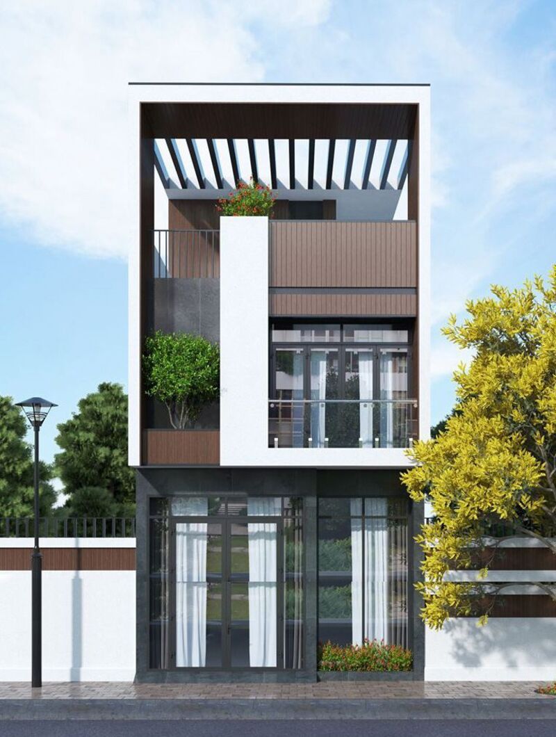 Mẫu nhà ống với mặt tiền 6m