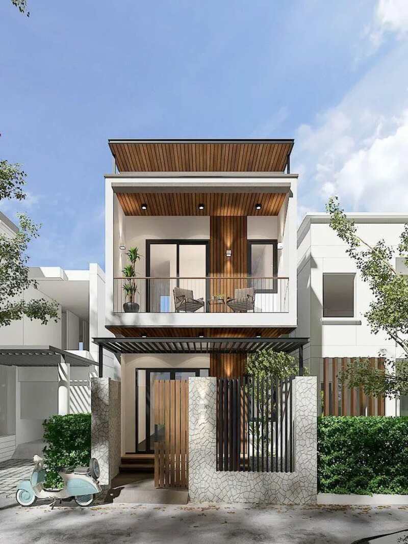 Ưu điểm thiết kế nhà phố 5×20m hiện đại 