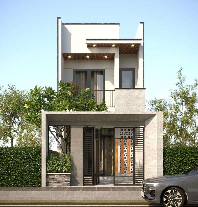 Thiết kế nhà phố tối giản, tiết kiệm chi phí