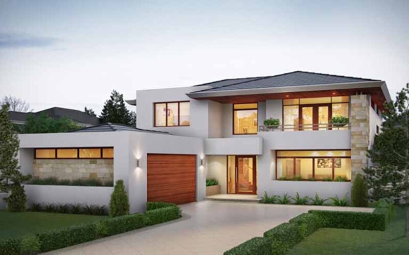 Mẫu biệt thự 2 tầng rộng có 4 phòng ngủ
