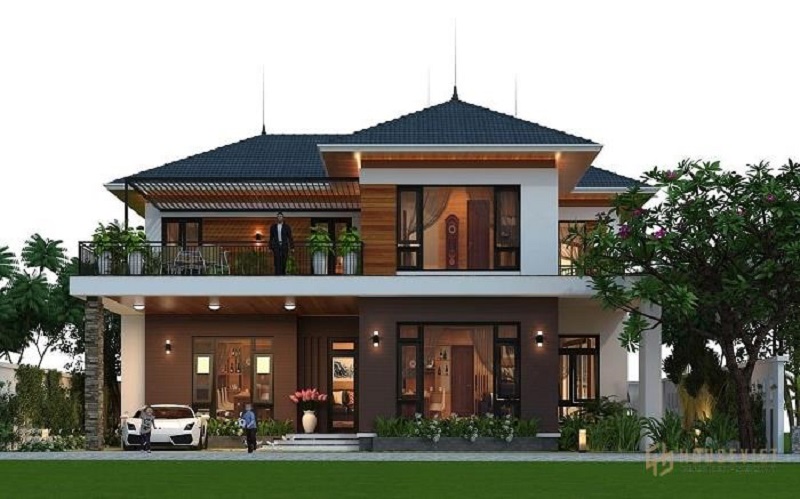 Ý tưởng về kiến trúc khi thiết kế biệt thự 2 tầng