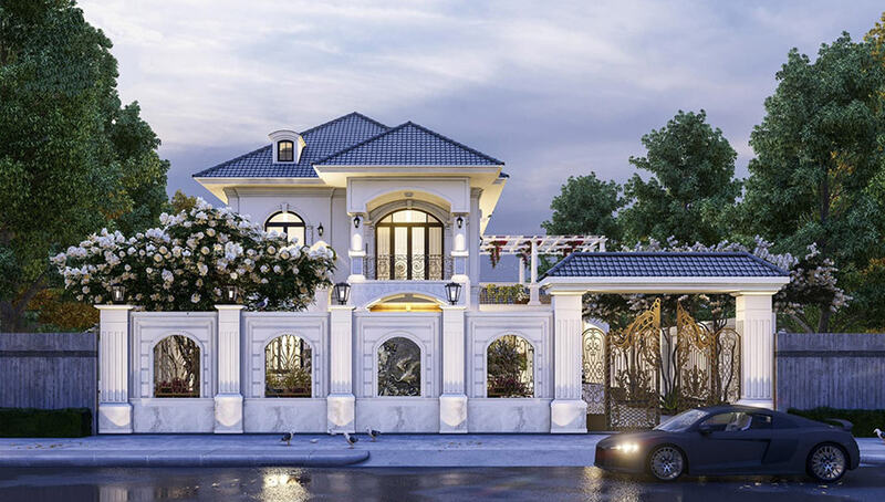 Phong cách tân cổ điển là lựa chọn hoàn hảo cho các gia đình muốn thể hiện đẳng cấp và địa vị xã hội