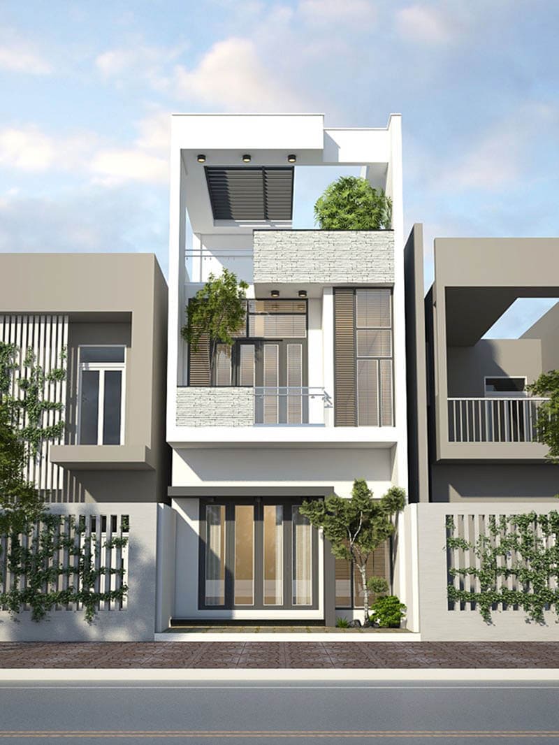 Mặt tiền nhà phố 2 tầng kết hợp nhà ở kinh doanh