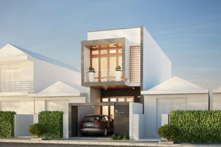 20+ mẫu mặt tiền nhà phố 5m 2 tầng giá dưới 1 tỷ