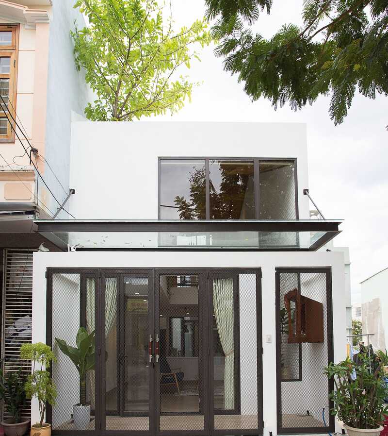 Thiết kế nhà phố 2 tầng 5x15 kết hợp kinh doanh