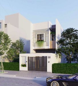 Mẫu Nhà Phố 2 Tầng 5×15