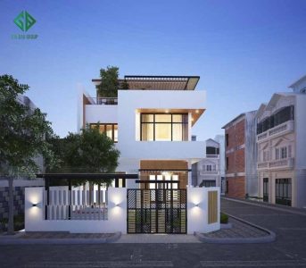 Mẫu Nhà Phố 2 Tầng 5×17