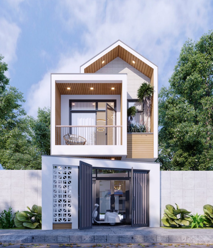 Báo giá xây dựng mẫu nhà phố 2 tầng 7x15m