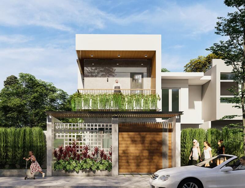 Nhà phố 5x20 2 tầng Gia Bảo Group thực hiện