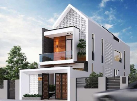 Hệ mái thái ấn tượng của nhà phố 5x20 2 tầng