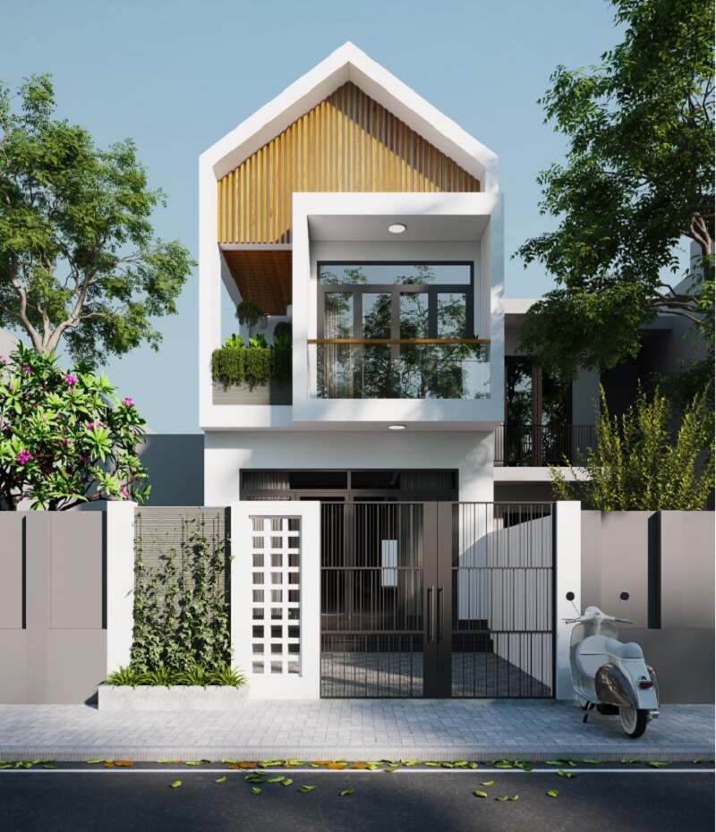 Phong cách mái thái hiện đại
