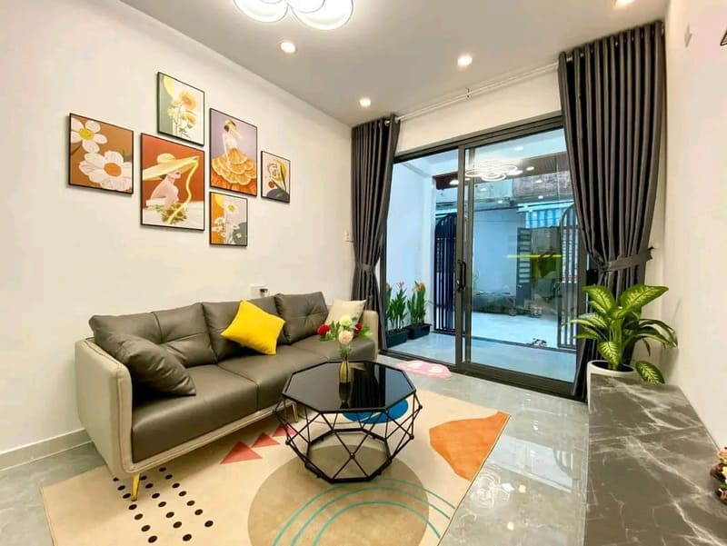 Thiết kế nội thất không gian nhà phố 2 tầng có 4 phòng ngủ