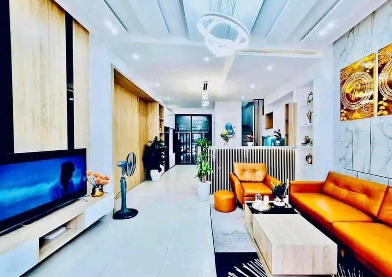 Thiết kế không gian phòng khách rộng rãi, thông thoáng 