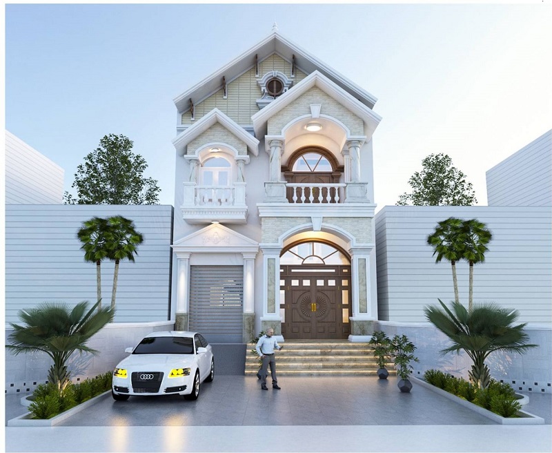 Nhà phố 2 tầng mái thái có những ưu điểm gì?