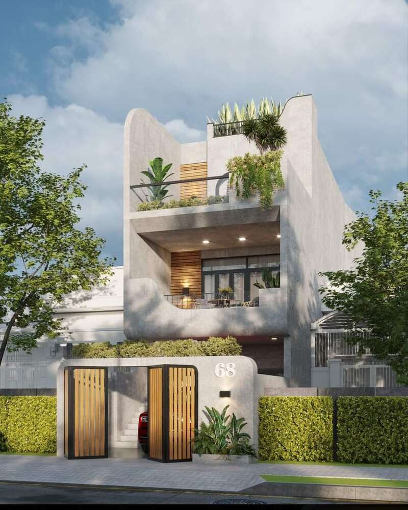 Nhà phố 2 tầng hiện đại trên diện tích 7x15m